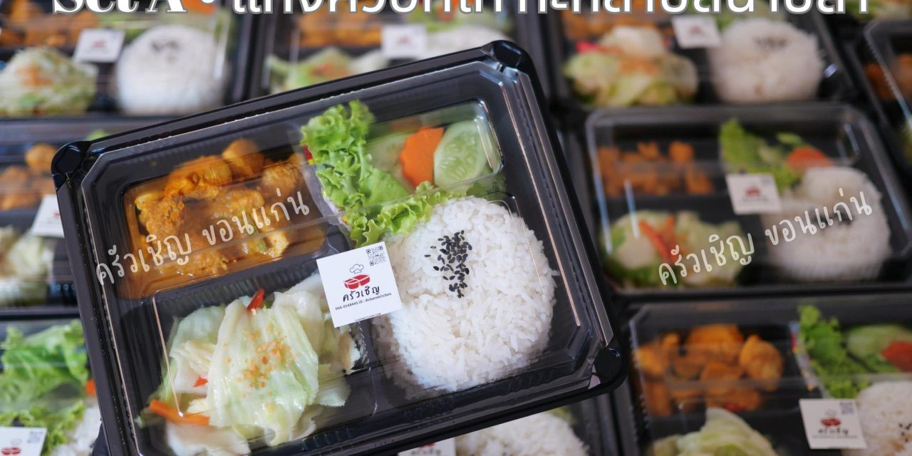 แกงคั่วอกไก่ กะหล่ำปลีน้ำปลา Set A ❤️ LUNCHBOX🍱🍱
